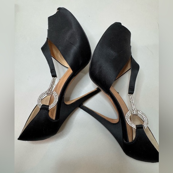 Giuseppe Zanotti Satin Crystal Embellished Heels - Size 8 | Elegant and Stunning - Picture 10 of 17